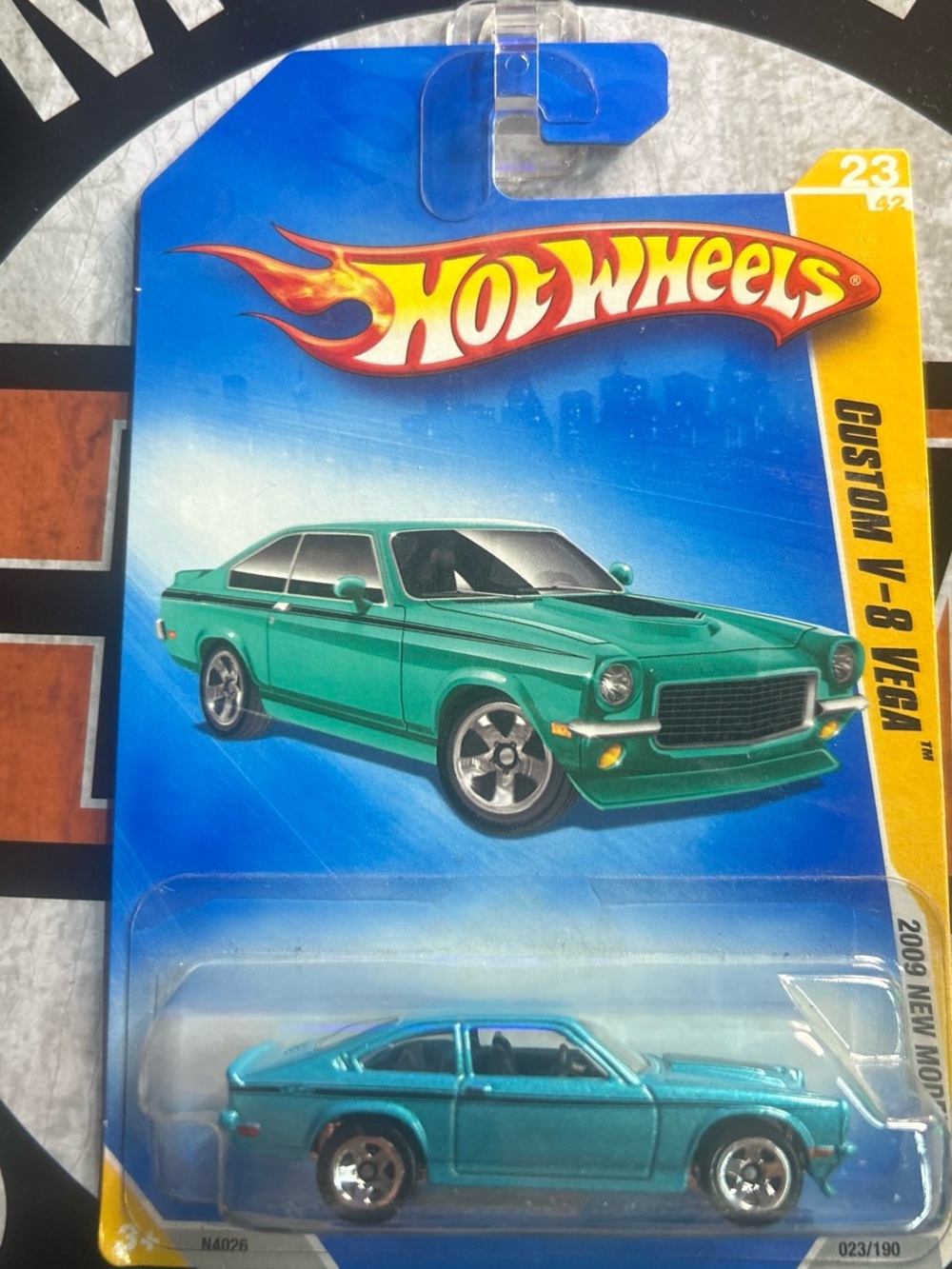 Hot Wheels Custom V-8 Vega - Teal Toy Car